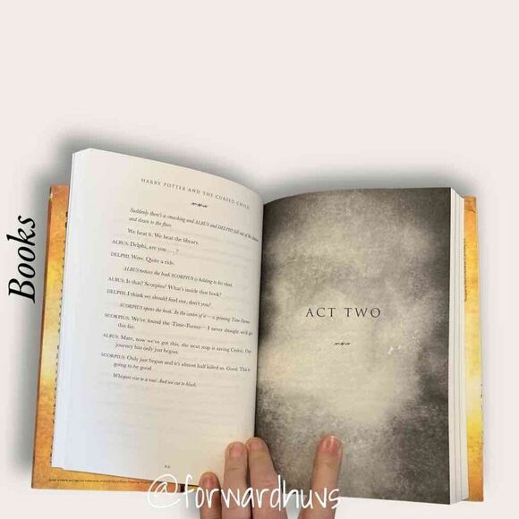 Harry Potter and The Cursed Child Part I & II Special Rehearsal Edition Script - Picture 3 of 8